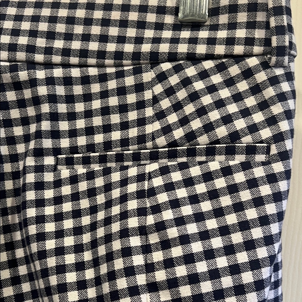 J. Crew Black and White Checkered Women's Pants - Picture 8 of 9